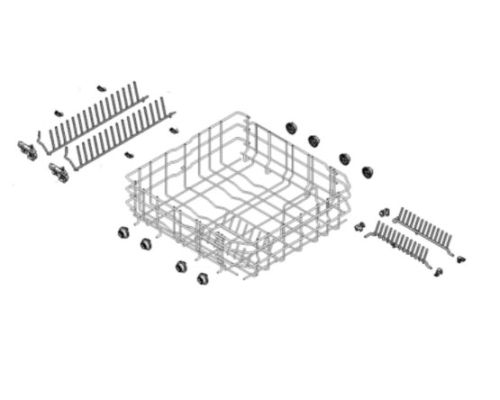 20000533 Bosch Dishwasher Lower Rack Assembly