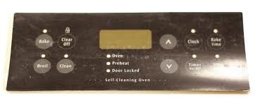 316220805 Electrolux Frigidaire Range Control Overlay Black