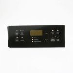 316220818 Sears Kenmore Range Oven Control Overlay Black
