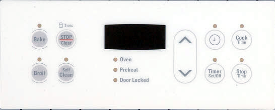 316220839 Electrolux Frigidaire Range Control Overlay White