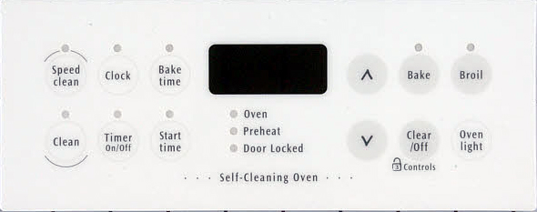 316419304 Electrolux Frigidaire Range Control Overlay
