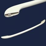 316443602 Sears Kenmore Range Oven Door Handle Bisque