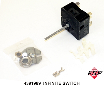 W10900107 Whirlpool Range Surface Element Infinite Switch