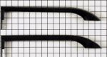 5304506471 Frigidaire Refrigerator Handle Set Black
