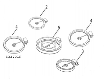 532701P Fisher Paykel CE901 Cooktop Radiant Element Single 1800W