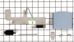 8201756 Whirlpool Refrigerator Ice Door Repair Kit