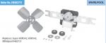 ER482731 Refrigerator Evaporator Fan Motor Whirlpool 482731