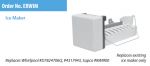 ERP ERWIM Replacement Icemaker for Whirlpool D7824706Q