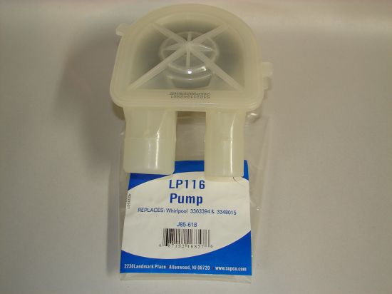 Supco LP116 Replacement Water Pump 3363394 Whirlpool Kenmore