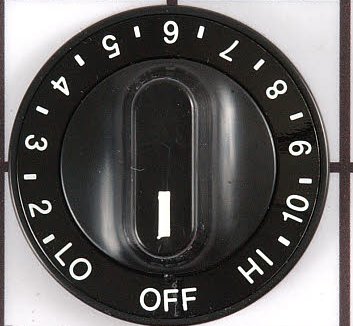 W10116766 Jenn-Air Cooktop Range Knob