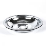 W10196405RW Whirlpool 8" Drip Pan Chrome
