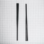 W10373956 Whirlpool Refrigerator Freezer Door Handle Set Black