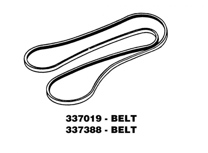 WP337388 Sears Kenmore Dryer Belt
