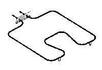 ERB44X5043 For GE Hotpoint Bake Element WB44X5043